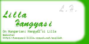 lilla hangyasi business card